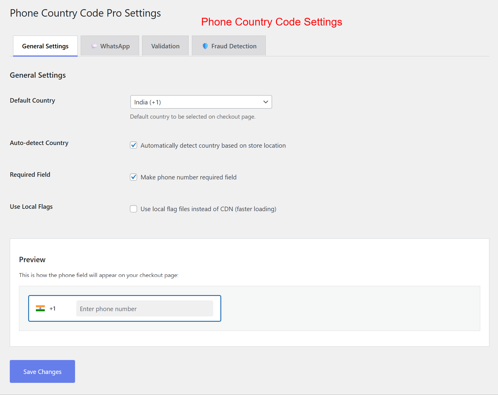 Checkout Country Code Phone & WhatsApp Field for WooCommerce - Image 4