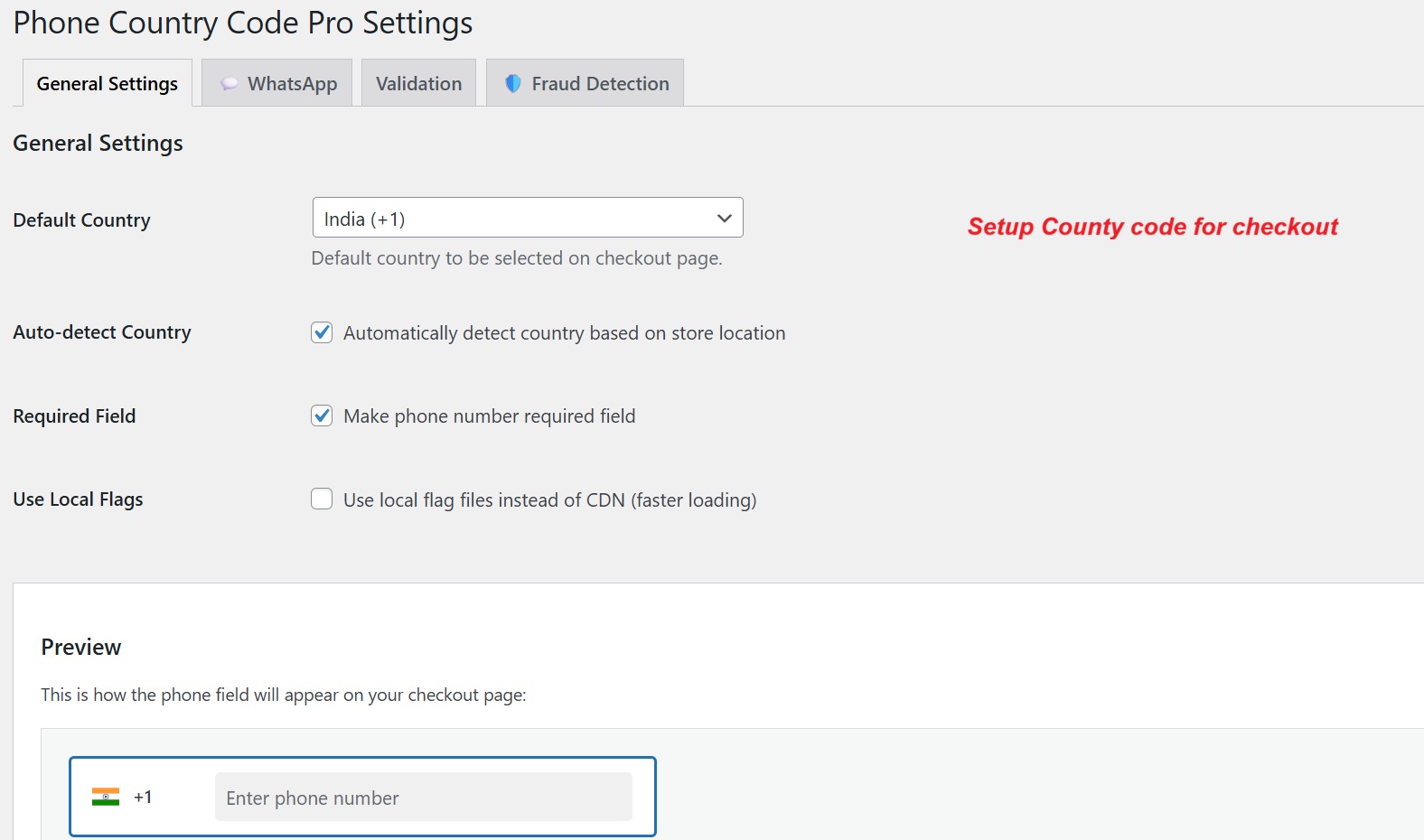 Checkout Country Code Phone & WhatsApp Field for WooCommerce - Image 5