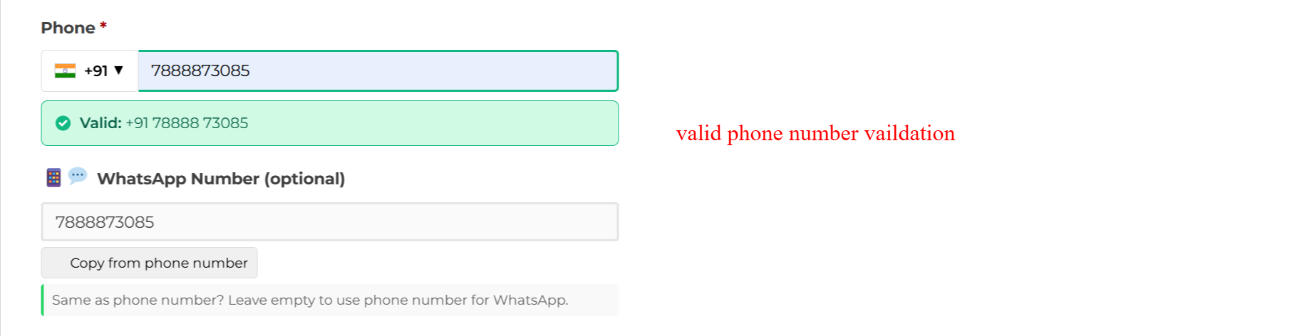 Checkout Country Code Phone & WhatsApp Field for WooCommerce - Image 11
