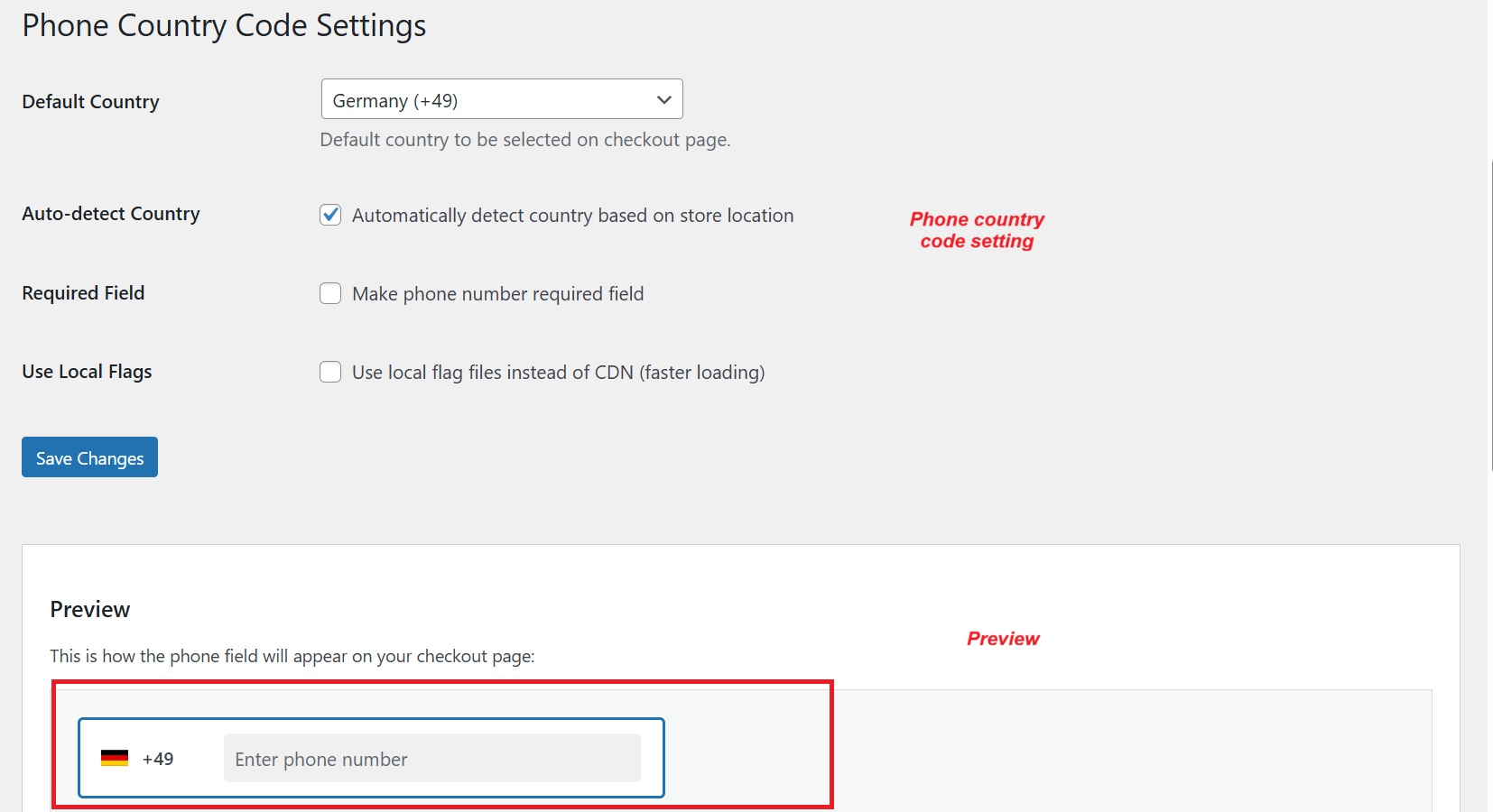 Checkout Country Code Phone & WhatsApp Field for WooCommerce - Image 3