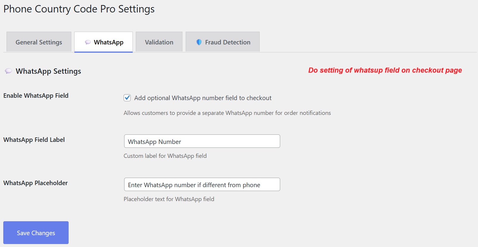 Checkout Country Code Phone & WhatsApp Field for WooCommerce - Image 5