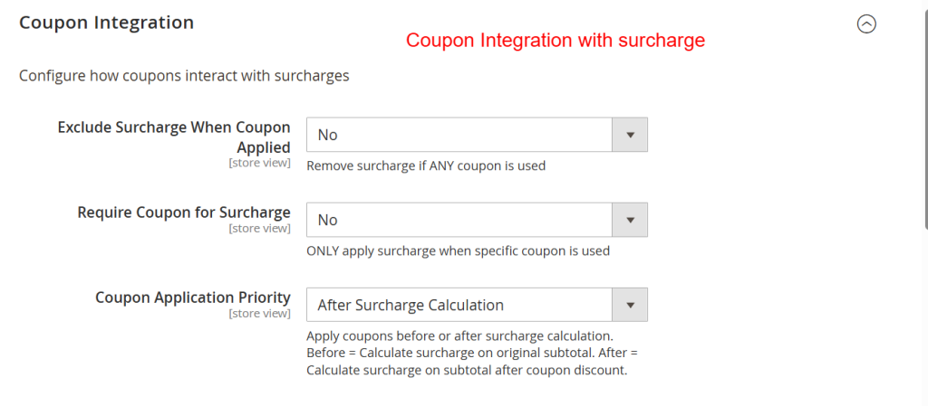 Coupon-Integration-Configuration-Settings