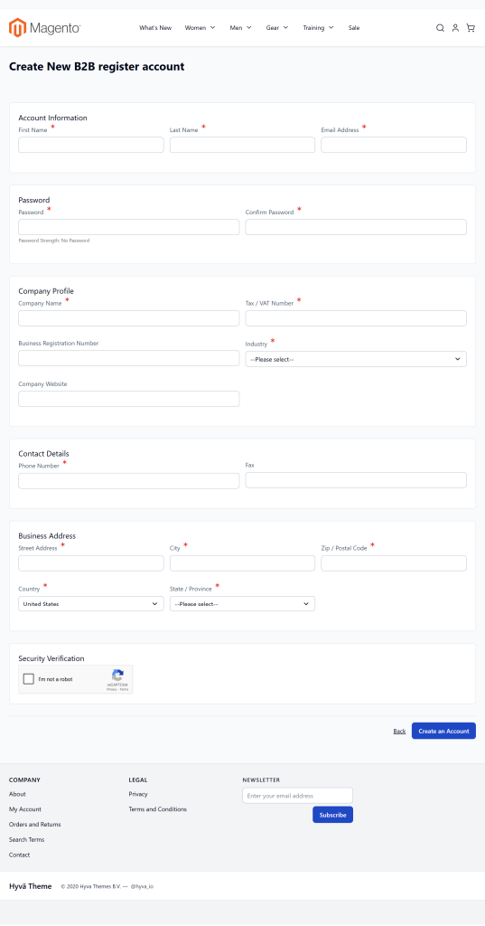 Create-New-B2B-register-account