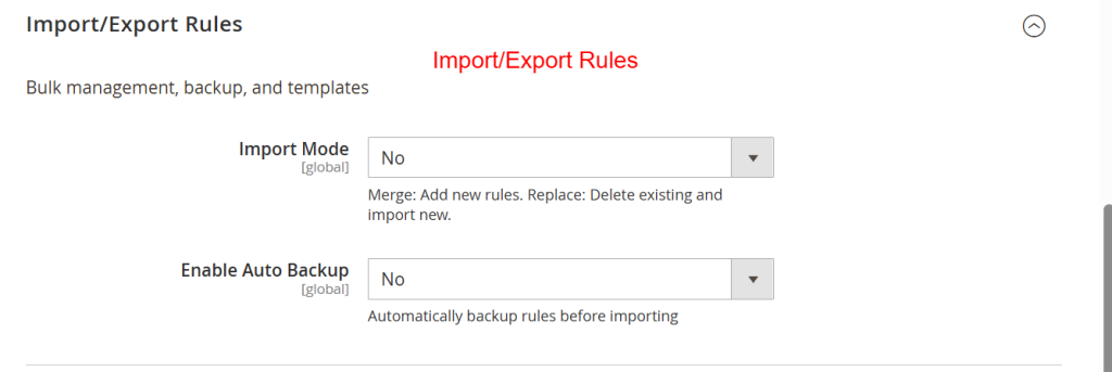 Import-Export-Rules
