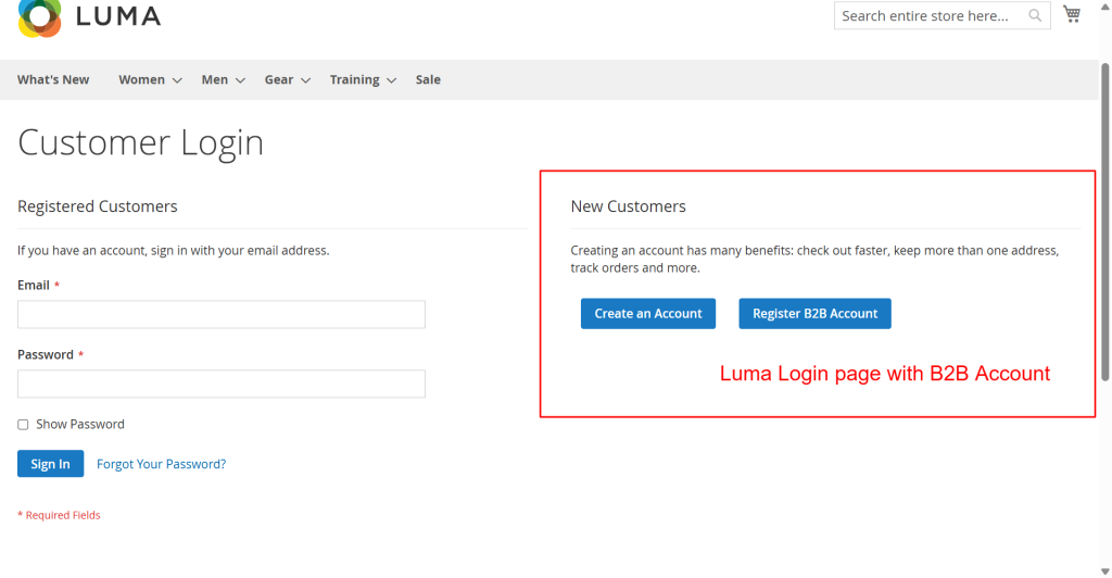 Luma-Customer-Login