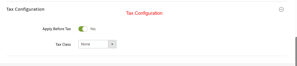 Tax Configuration