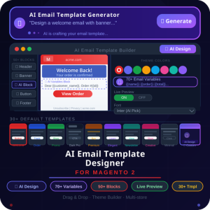 Magento 2 Ai Email Template Designer