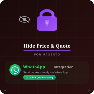 Magento 2 Hide Price, Request a Quote & WhatsApp Pro
