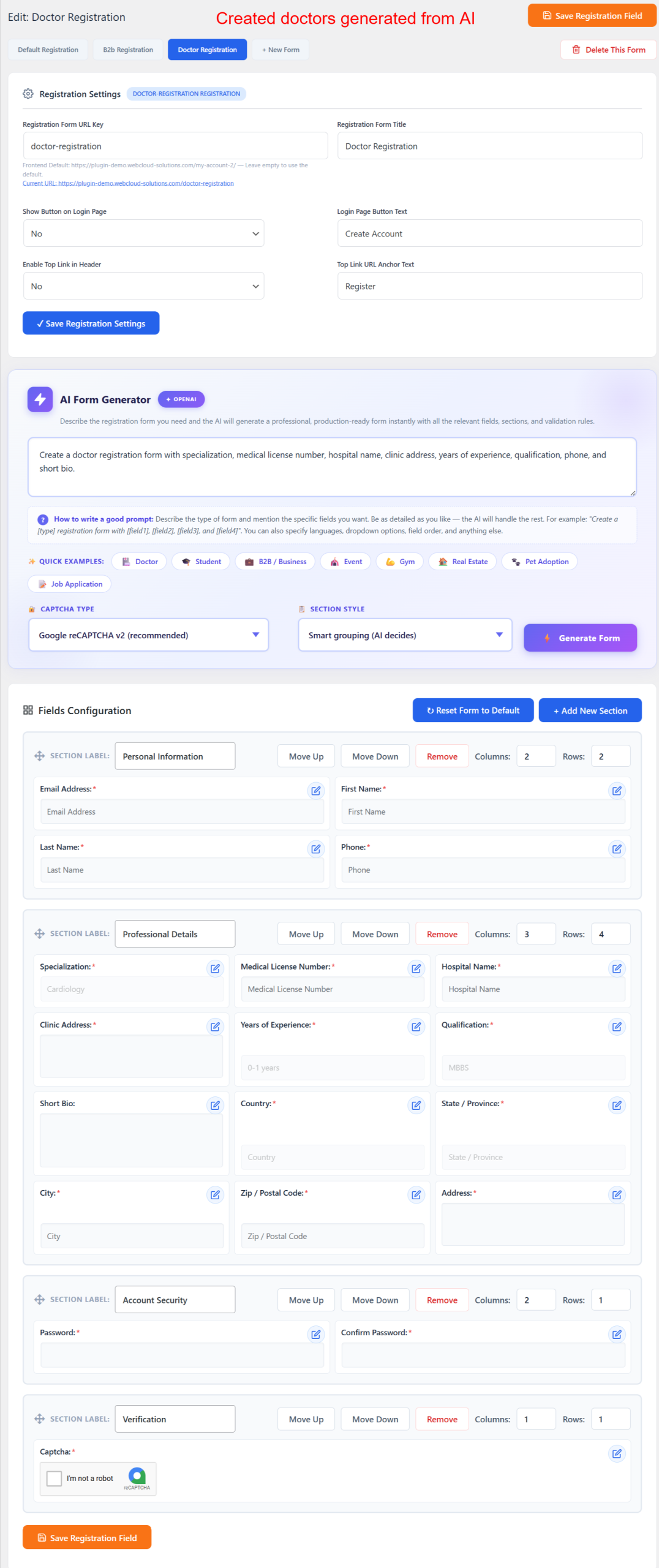 Ai Registration Field Suite For Woocommerce & Wordpress - Image 5