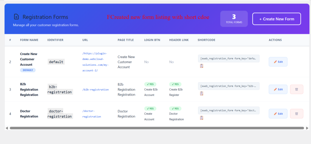 form-listing-with-shortcode